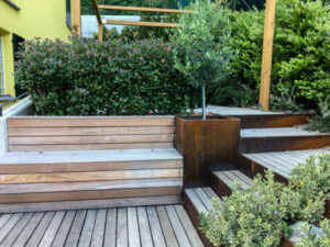 Giardino del Bosco. giardino provato Bologna, terrazzo | ECO esternocontemporaneo