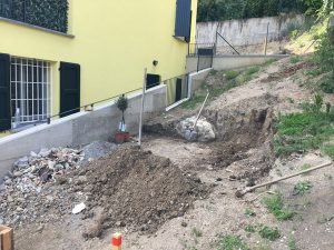 pendenza Giardino privato sui colli di Bologna | ECO Esternocontemporaneo